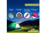 Oventure mummy slaapzak SleepPlus – roze | Comfort tot 6 °C | Lichtgewicht en compact | Voor kamperen en backpacken