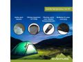 Oventure mummy slaapzak SleepPlus – zwart | Comfort tot 6 °C | Lichtgewicht en compact | Voor kamperen en backpacken