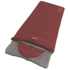 Outwell Contour Lux slaapzak rood - rits links